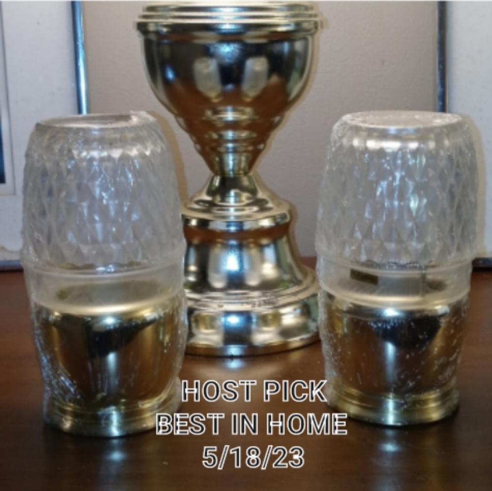 Brass candle holders